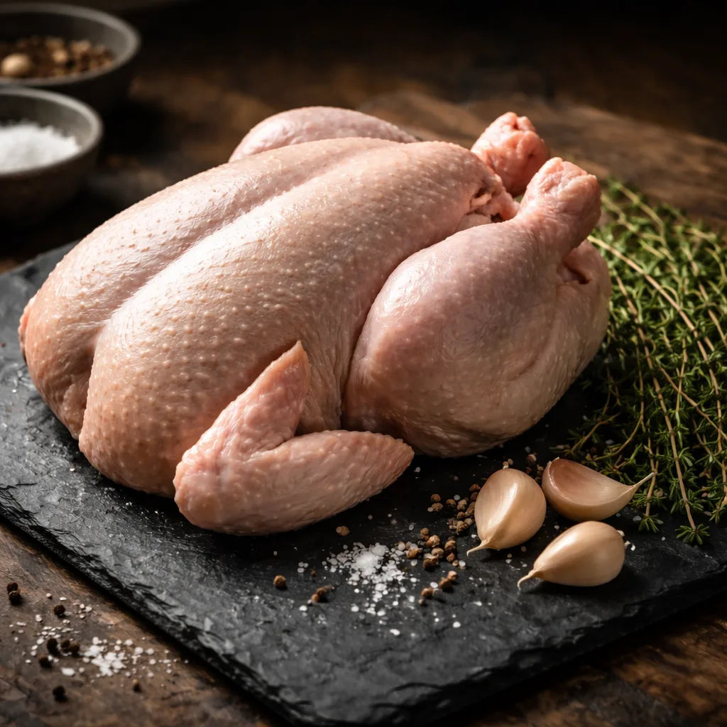 Poulet de grain fermier